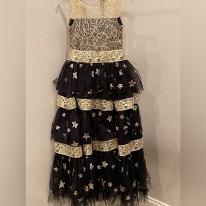 Wanda Beauchamp 100% silk Girls Couture dress 7/9